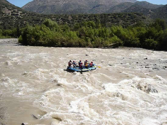 Rafting rio Maipo