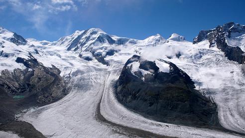 glaciares de los Alpes